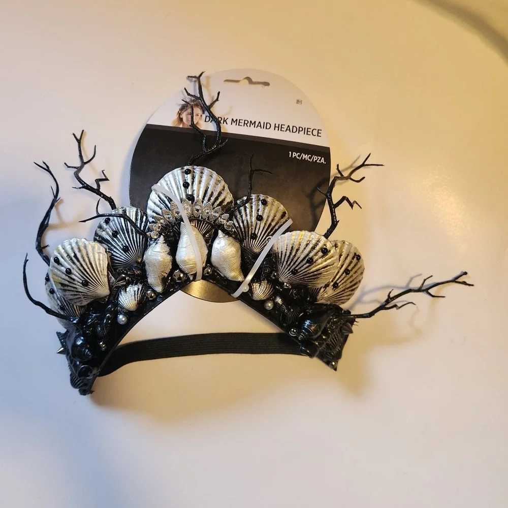 Dark Mermaid Headpiece 1 Pc. Accessory‎ Free Shipping